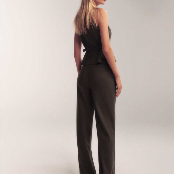 Reformation Vida Low Rise Pant - Picture 6 of 8